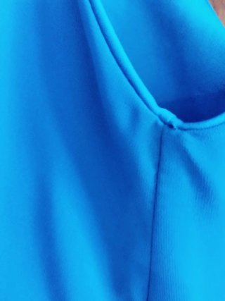 Vestido vintage azul y verde sin estrenar