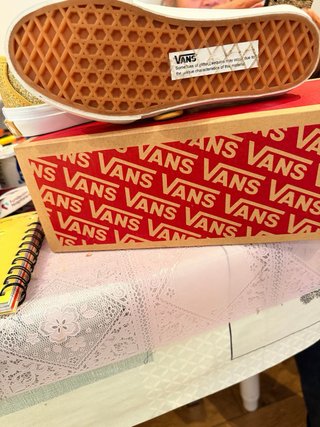 Vans Mary Janes Glitter Champagne Gold Talla 32.5