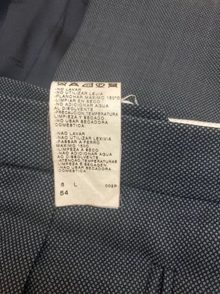 Traje Emidio Tucci Azul Marino Talla 54