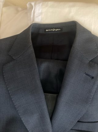 Traje Emidio Tucci Azul Marino Talla 54