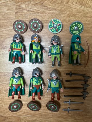 Playmobil Guerreros Dragón Verde Set
