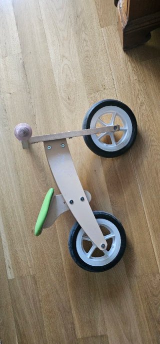 Bicicleta infantil madera Little Roar