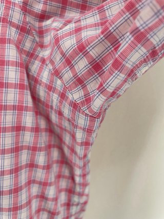 Camisa Burberry Cuadros Rosa Talla XXL Hombre
