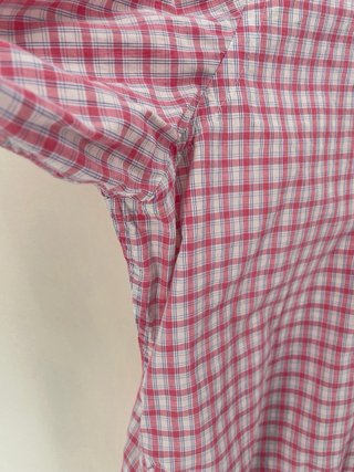 Camisa Burberry Cuadros Rosa Talla XXL Hombre