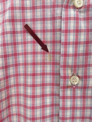 Camisa Burberry Cuadros Rosa Talla XXL Hombre