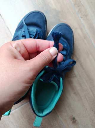 Zapatillas Skechers Azul/Verde Talla 38
