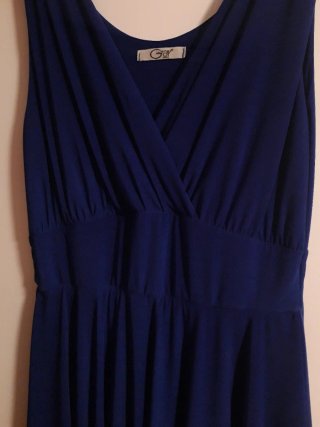 Vestido azul elegante