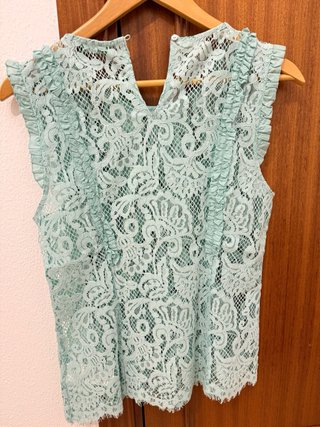 Blusa calada manga corta Benetton Talla S