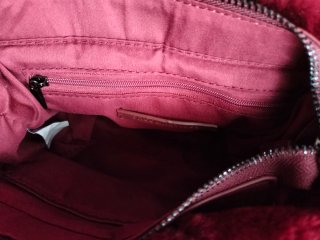 Bolso terciopelo Paco Martinez, color vino