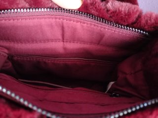 Bolso terciopelo Paco Martinez, color vino
