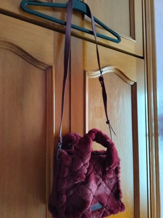 Bolso terciopelo Paco Martinez, color vino