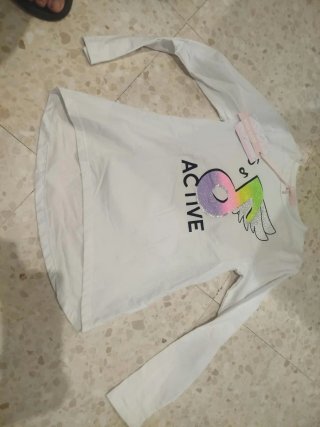 Camiseta manga larga Active multicolor