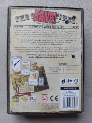Juego de mesa Bang! El Juego del Salvaje Oeste