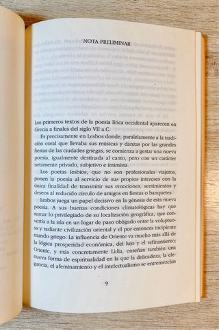 Libro SAFO Poemas y Fragmentos
