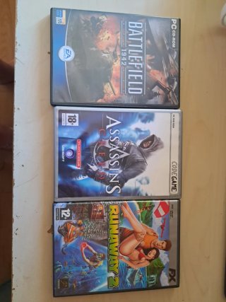 Lote 3 Juegos PC: Battlefield, Assassin's, Runaway