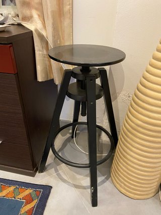 2 Sillas de Bar Negras