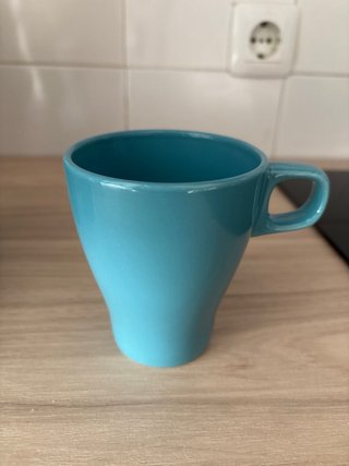 Tazas Ikea conjunto 11 tazas Beige y Azul