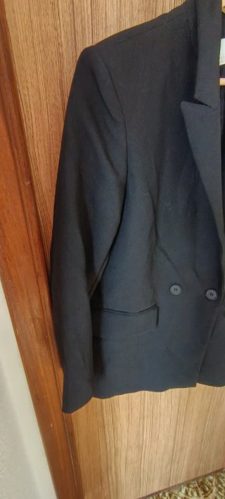 Chaqueta Zara Negra Talla S Mujer