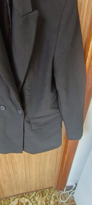 Chaqueta Zara Negra Talla S Mujer
