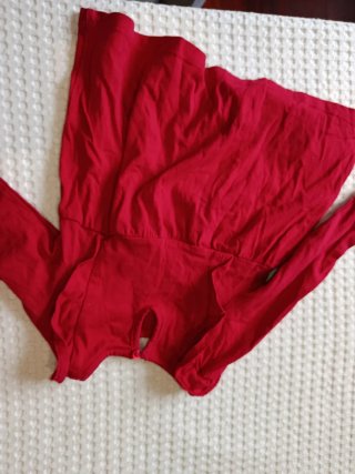 Conjunto bebé 6-9 meses rojo y cuadros
