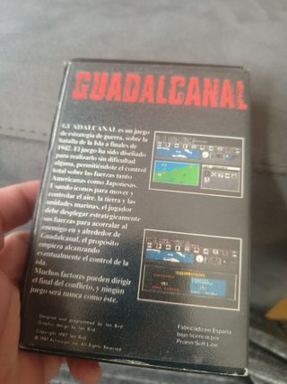 Casette ZX Sprectrum 48K / 128 K Guadalcanal 1987
