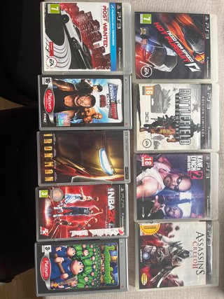 Pack 7 Videojuegos PS3 y PSP
