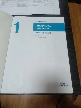 Literatura universal, 1 Bachillerato