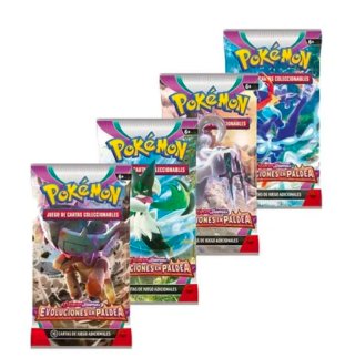 Sobre cartas Pokemon Evoluciones en Paldea