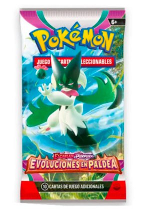 Sobre cartas Pokemon Evoluciones en Paldea