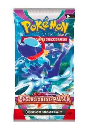 Sobre cartas Pokemon Evoluciones en Paldea