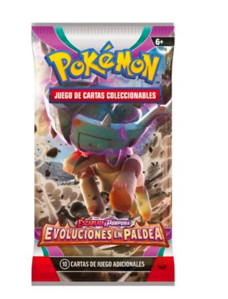 Sobre cartas Pokemon Evoluciones en Paldea