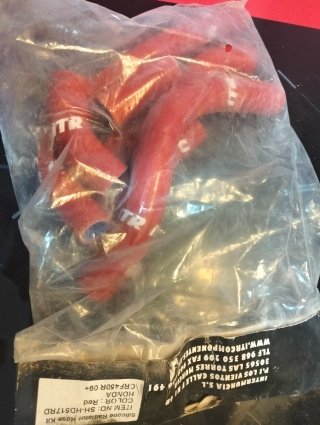 Manguitos Radiador ITR Honda CRF450R Rojos