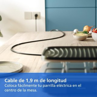 Parrilla Philips Raclette 5000, 1500W