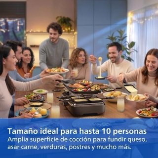 Parrilla Philips Raclette 5000, 1500W