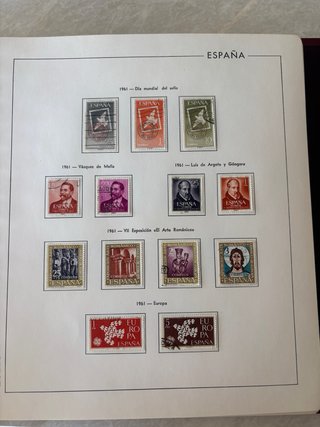 Álbum de sellos de España 1960