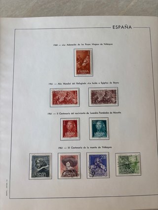 Álbum de sellos de España 1960
