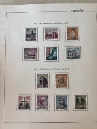Álbum de sellos de España 1960