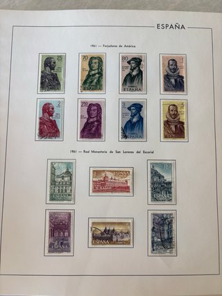 Álbum de sellos de España 1960