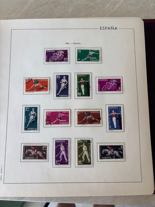 Álbum de sellos de España 1960