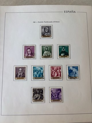 Álbum de sellos de España 1960