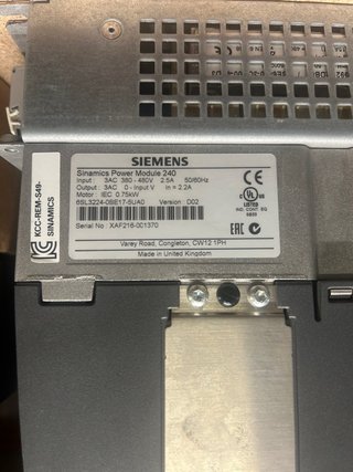 Variador Siemens Sinamics Power Module 240