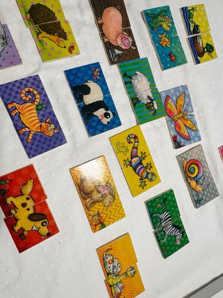 Juego de memoria de madera infantil Goki