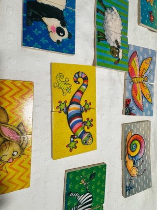Juego de memoria de madera infantil Goki