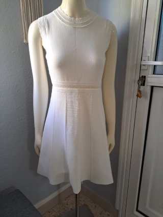 Vestido Zara Blanco.