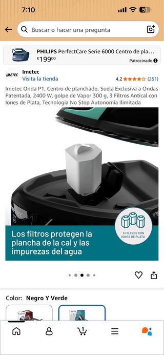 Centro de planchado Imetec Onda P1