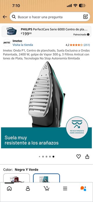 Centro de planchado Imetec Onda P1