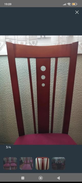 4 SILLAS DE COMEDOR