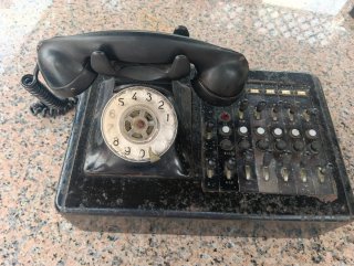 Centralita telefónica 5 líneas años 50