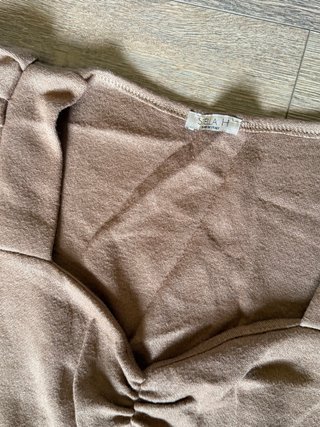 Abito maglione marrone