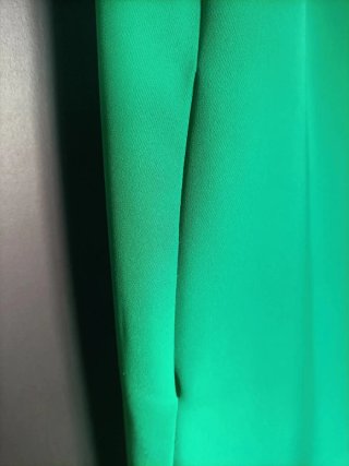 Vestido verde manga corta